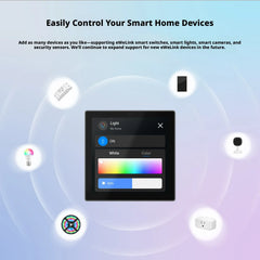 Smart Home 86 Multi functional Central Control Screen WiFi Switch Panel Touch Screen Home Security Zigbee Voice Gateway