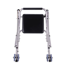 Folding Mobility Frame Medical Walker Foldable Walking Aids Aluminium Alloy Portable Walker Aids for Elderly