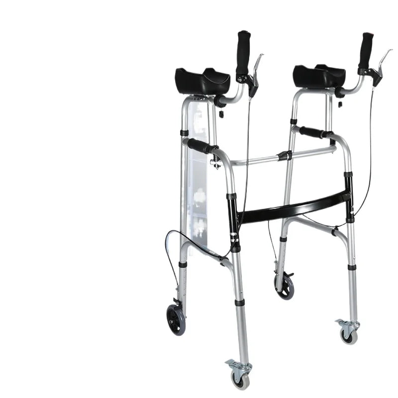 Walking Aid for the Disabled Four-Legged Elderly Walking Aids Auxiliary Walking Inconvenient Trolley Multifunctional