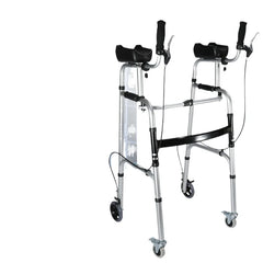 Walking Aid for the Disabled Four-Legged Elderly Walking Aids Auxiliary Walking Inconvenient Trolley Multifunctional