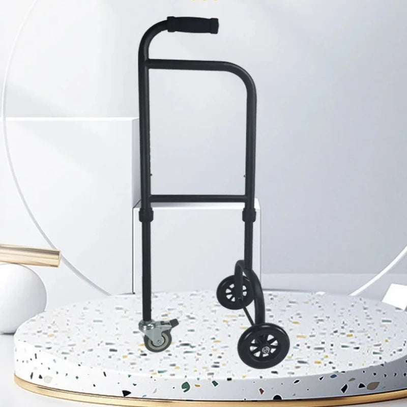 Adjustable Mobility Aid Cane with Support Handle, Elderly Toilet & Sofa Riser, Home Safety Grab Bar for Seniors Disabled
