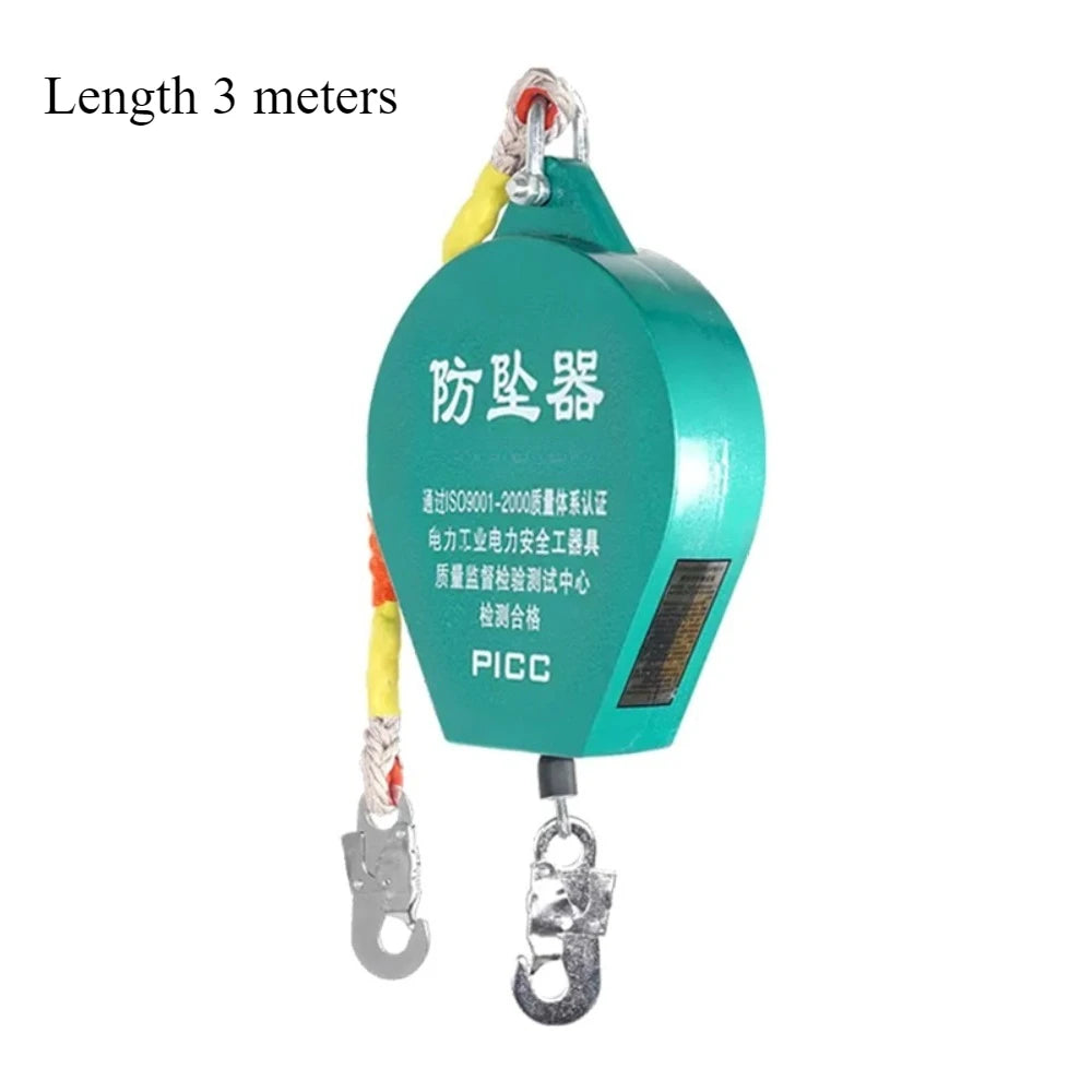 Fall arrester to prevent falling 3 5 7 10 15 20 30m heavy tower crane human speed difference automatic controller