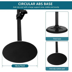 Stand Assist Adjustable Height Dual Handle Aid Non-Slip Mobility Support Stick for Elderly Seniors Standing Care Walking Helper