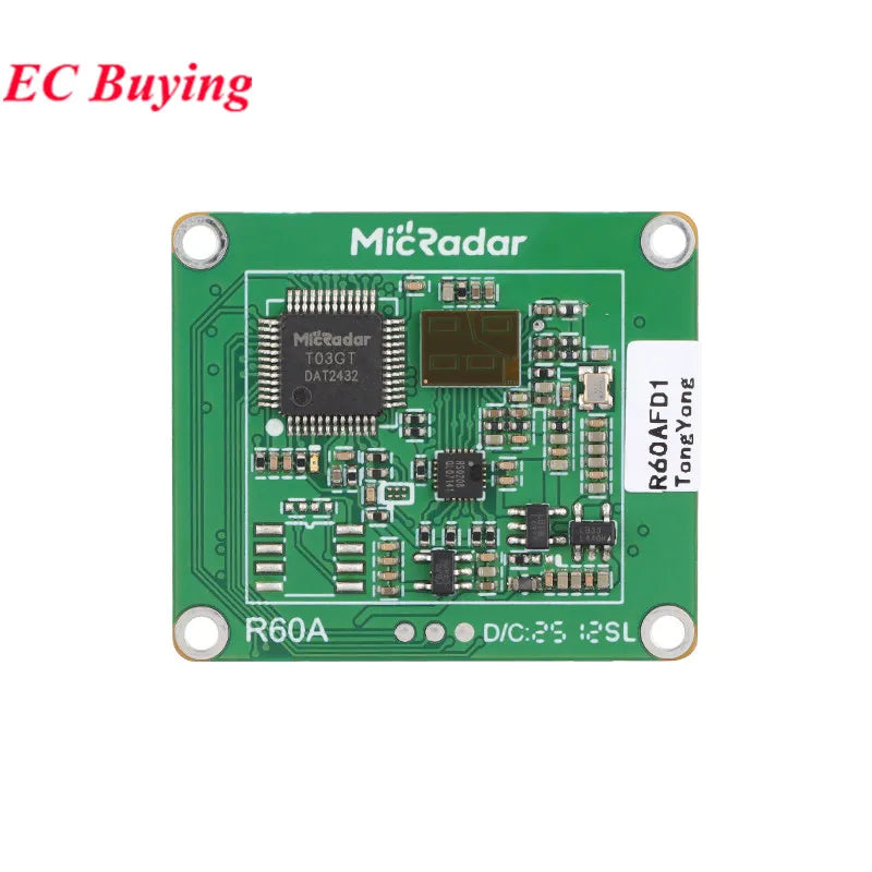 R60AFD1 60G Falling Alarm Radar Module Fall Detected Millimeter Wave Radar Sensor MICRADAR Support 4G WIFI Zigbee 485