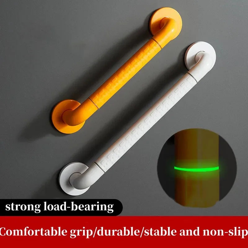 Bathroom With Luminous Safety Anti-fall Handrail Stainless Steel Handle Elderly Non-slip Toilet Armrest Bathroom Accessories