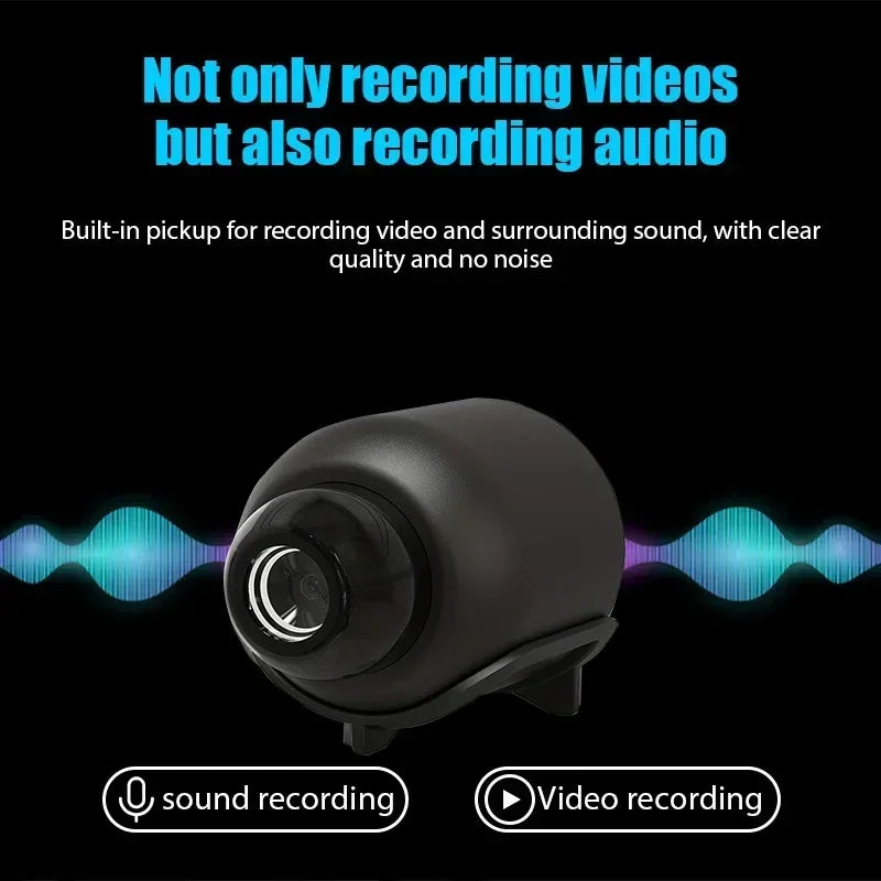 Smart Home Bulb Camera, Wireless 360° Rotation with Two-Way Audio, Perfect for Indoor Security and Baby Monitor