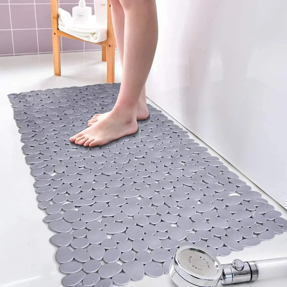 Bathroom Mat Bathtub Bath Mat PVC Large Bathtub Safety Shower Non-slip Bath Mats With Suction Cups Floor Mat