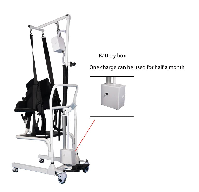 Assistive nursing for elderly/disabled individuals to assist in standing and lifting patient transfer devices