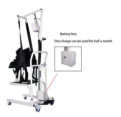 Assistive nursing for elderly/disabled individuals to assist in standing and lifting patient transfer devices
