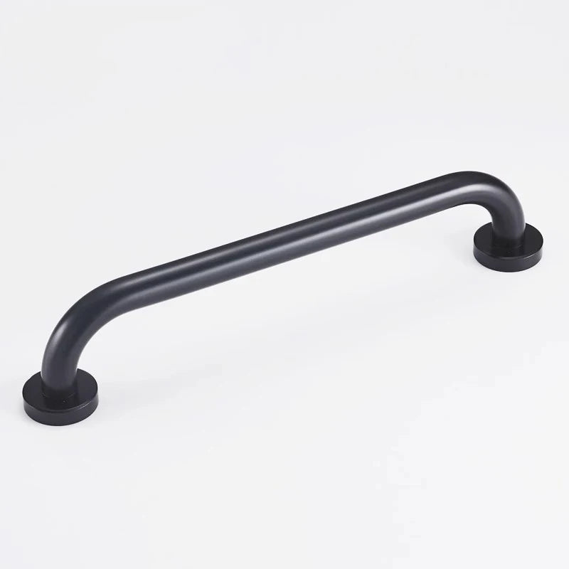 Wall Mounted Bathroom Handrails Shower Bar Black Bathroom Safety Bar for Elderly Grab Bars Handicap Railing for Bathroom Catcher