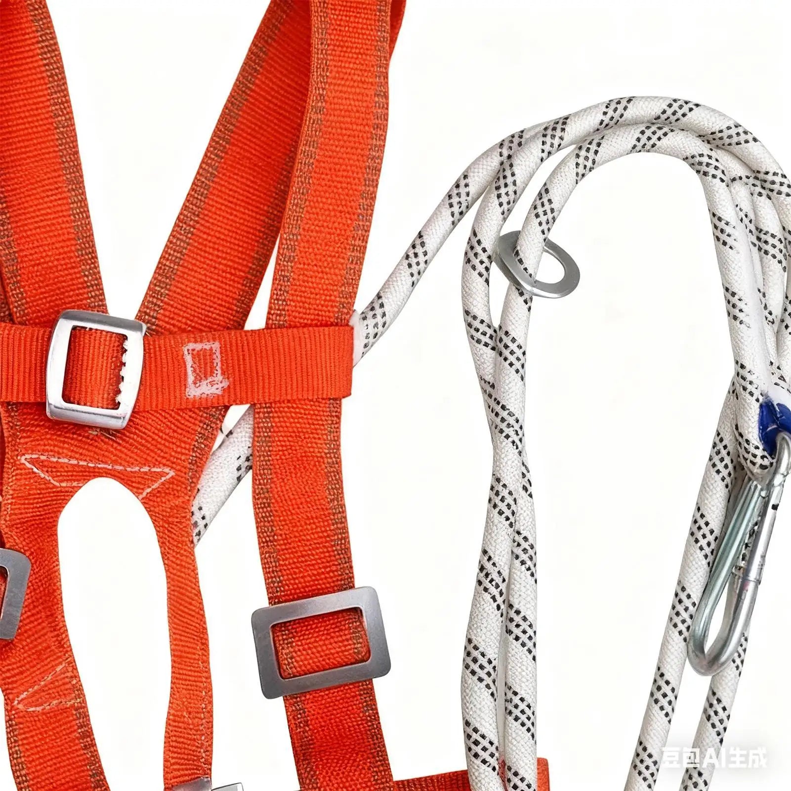 Fall Protection Harness Adjustable Security Equipment Safety Harness Fall Protection for Men Beginners Professionals Window