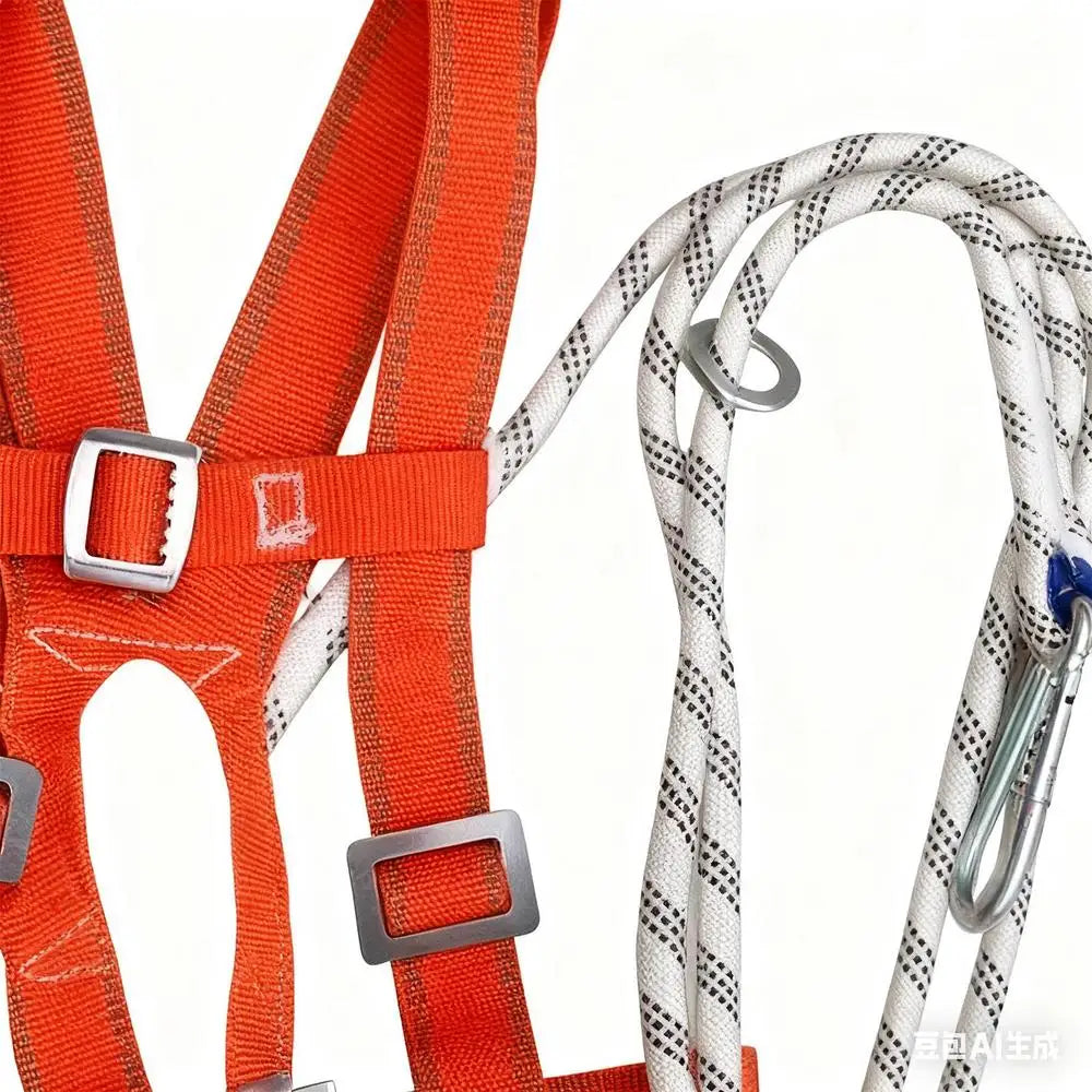 Fall Protection Harness Adjustable Security Equipment Safety Harness Fall Protection for Men Beginners Professionals Window