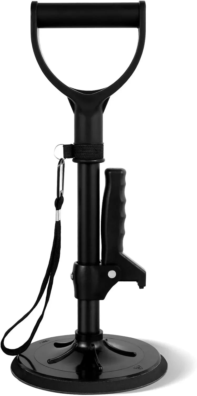 Stand Assist Adjustable Height Dual Handle Aid Non-Slip Mobility Support Stick for Elderly Seniors Standing Care Walking Helper