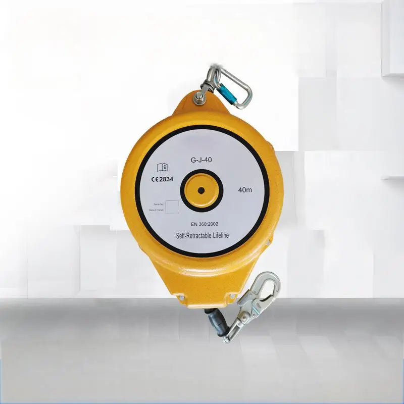 Self Retracting 10m 15m 20m Lifeline Wire Rope Fall Protection Horizontal Safety Catcher Fall Arrester