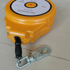 Self Retracting 10m 15m 20m Lifeline Wire Rope Fall Protection Horizontal Safety Catcher Fall Arrester