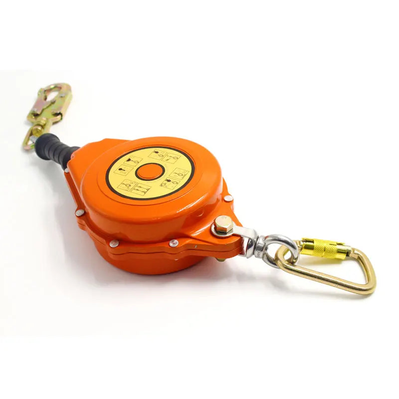 Self Retracting 10m 15m 20m Lifeline Wire Rope Fall Protection Horizontal Safety Catcher Fall Arrester