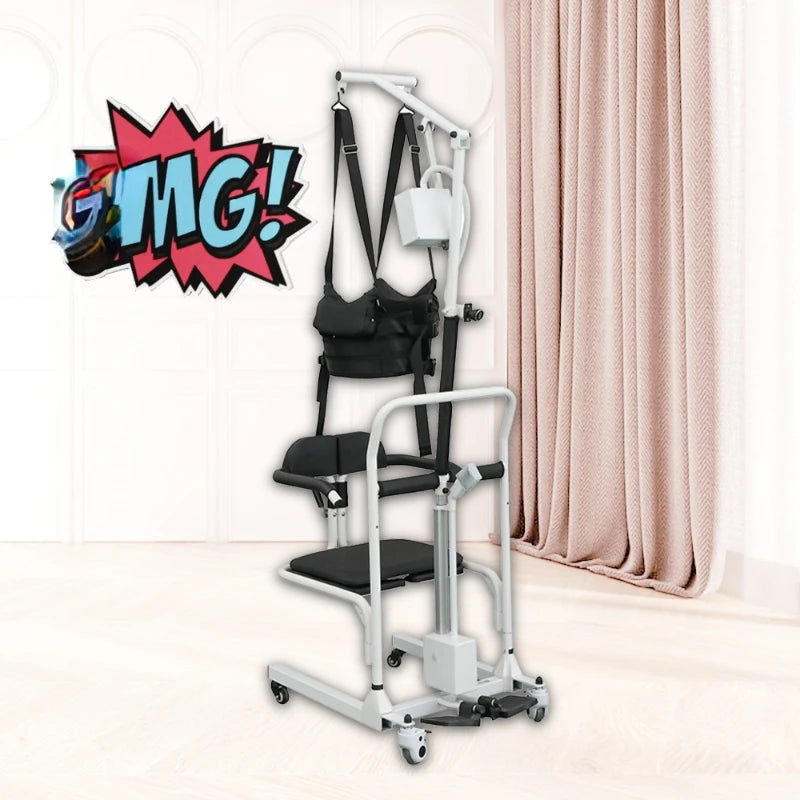 Assistive nursing for elderly/disabled individuals to assist in standing and lifting patient transfer devices