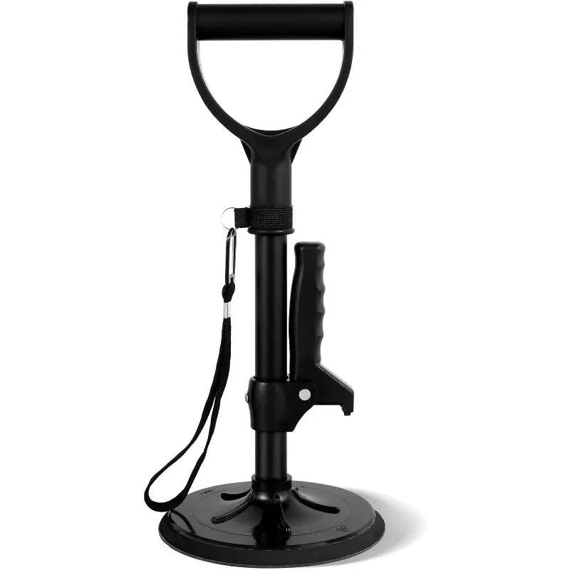 Stand Assist Adjustable Height Dual Handle Aid Non-Slip Mobility Support Stick for Elderly Seniors Standing Care Walking Helper