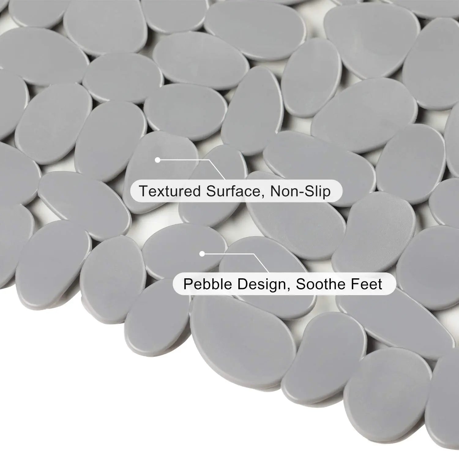 Bathroom Mat Bathtub Bath Mat PVC Large Bathtub Safety Shower Non-slip Bath Mats With Suction Cups Floor Mat