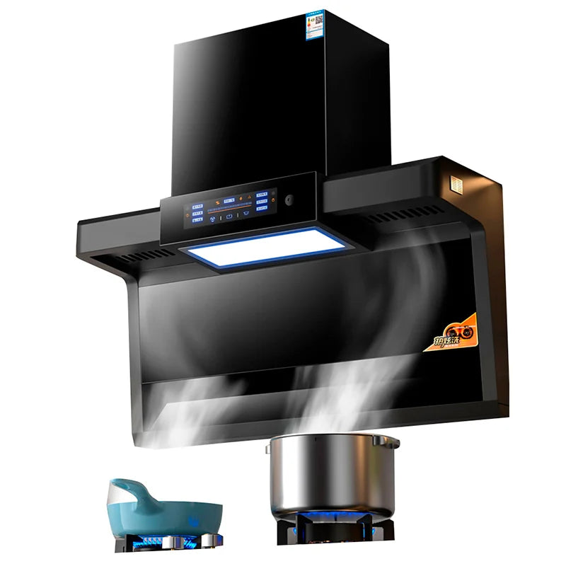 Pricing Energy Efficient Home Appliance Kitchen Large Suction Top Side Double Suction Range Hood