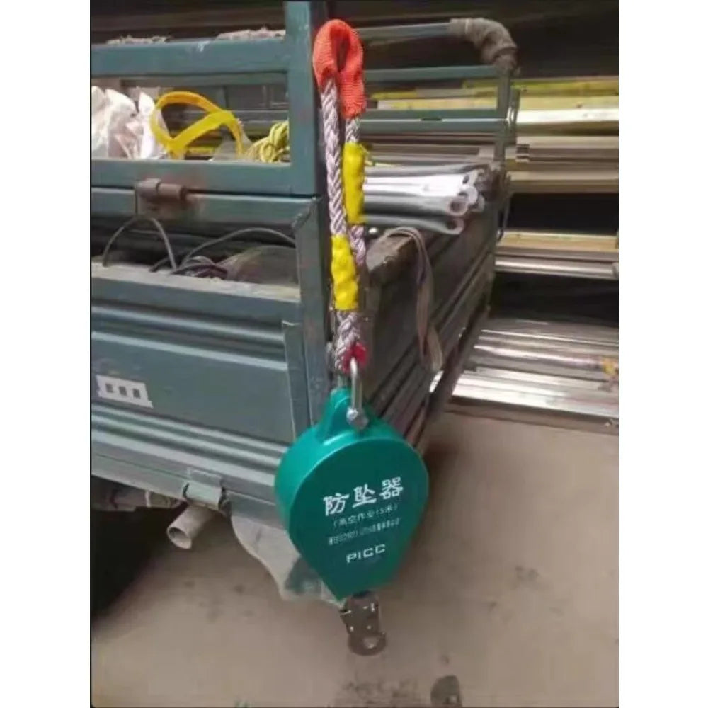 Fall arrester to prevent falling 3 5 7 10 15 20 30m heavy tower crane human speed difference automatic controller