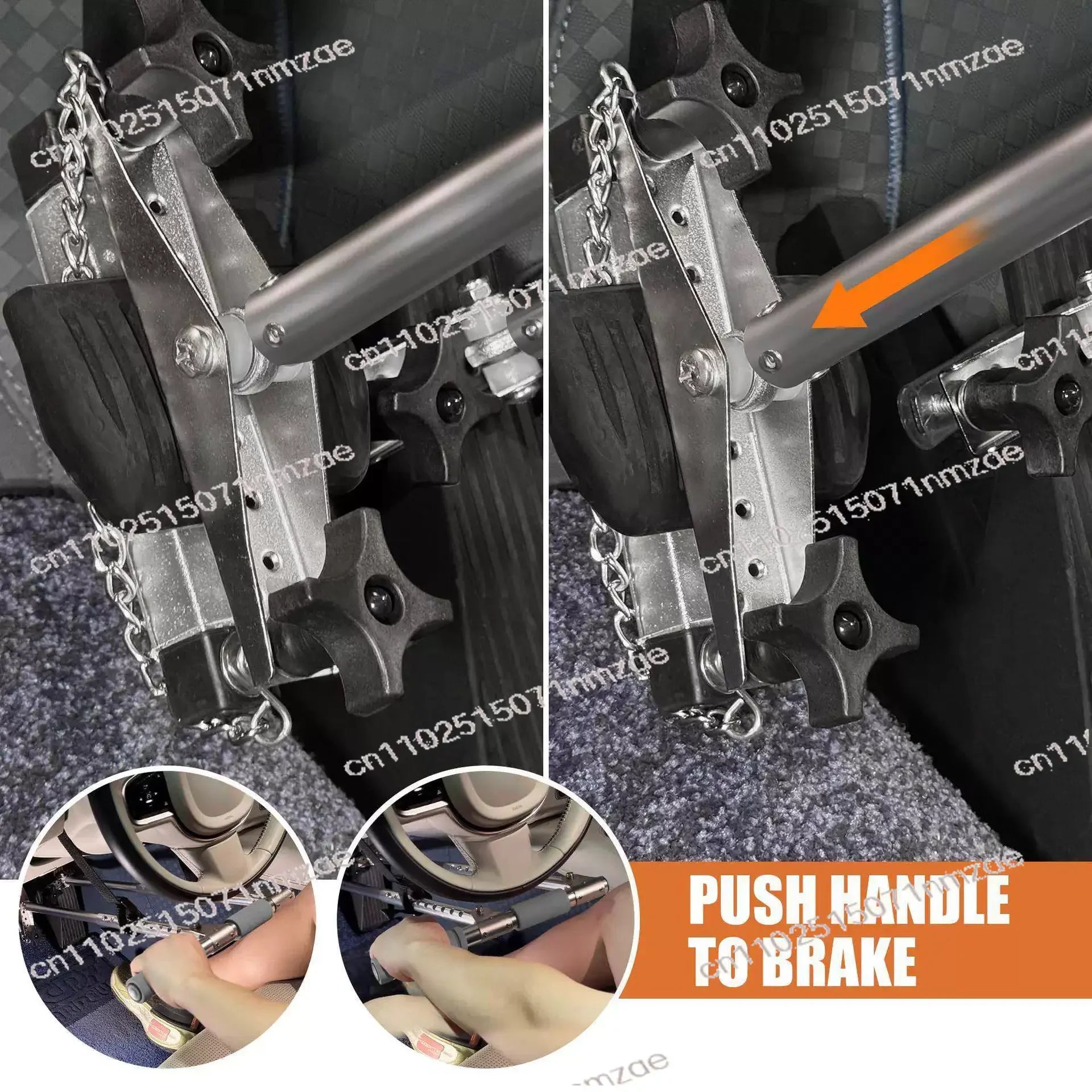 Automotive Manual Devices for Disabled Drivers, Portable Manual Driving Assistance for Disabled Drivers