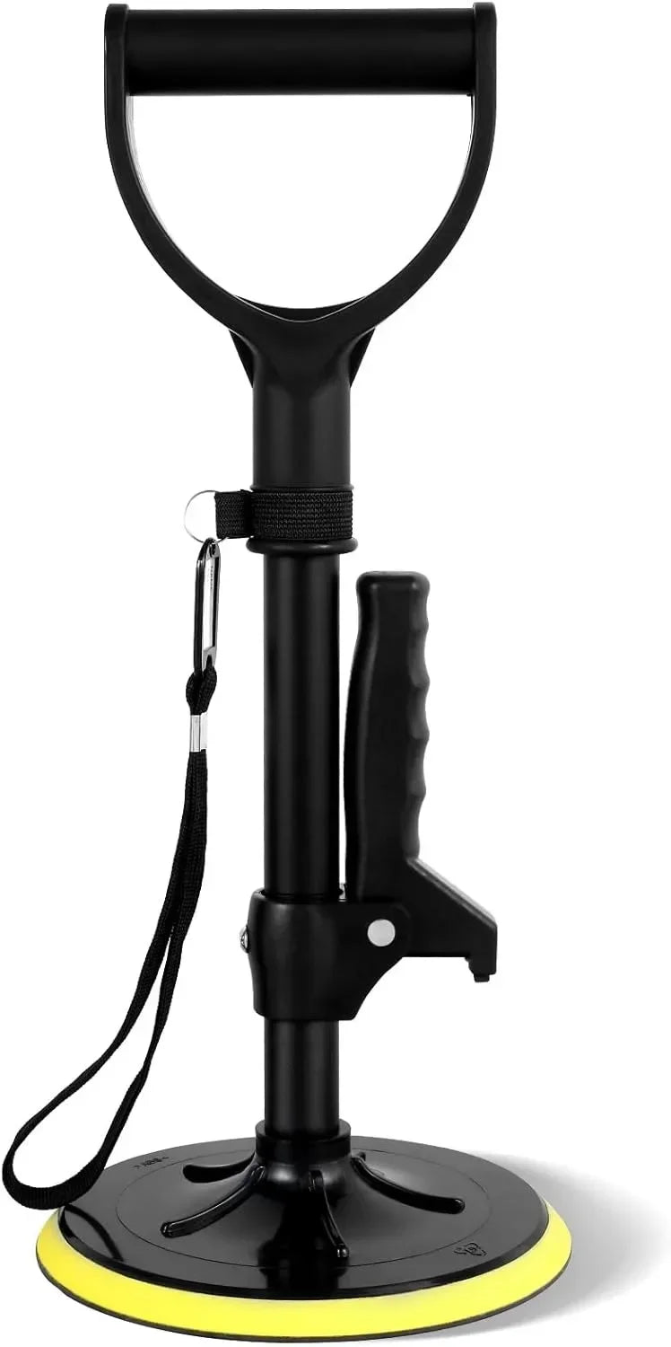 Stand Assist Adjustable Height Dual Handle Aid Non-Slip Mobility Support Stick for Elderly Seniors Standing Care Walking Helper
