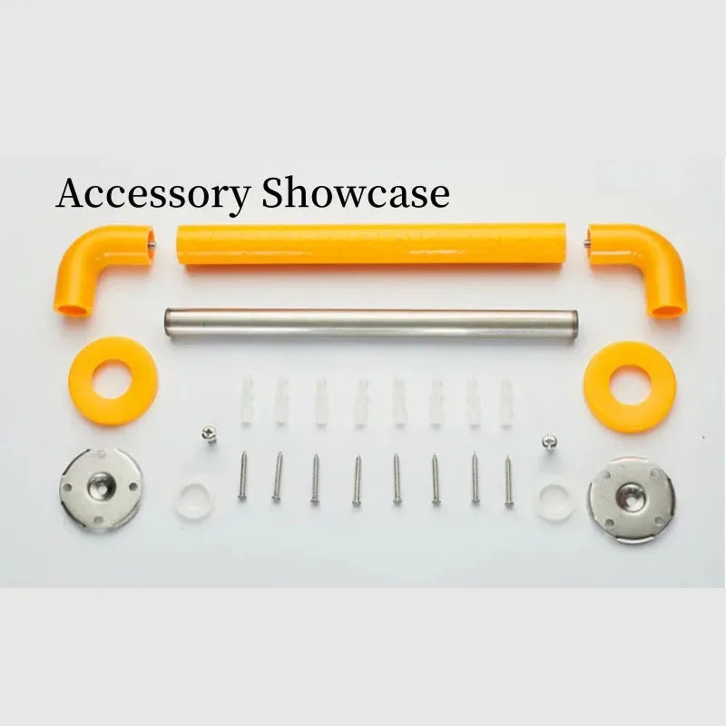 Bathroom With Luminous Safety Anti-fall Handrail Stainless Steel Handle Elderly Non-slip Toilet Armrest Bathroom Accessories