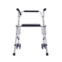Folding Mobility Frame Medical Walker Foldable Walking Aids Aluminium Alloy Portable Walker Aids for Elderly
