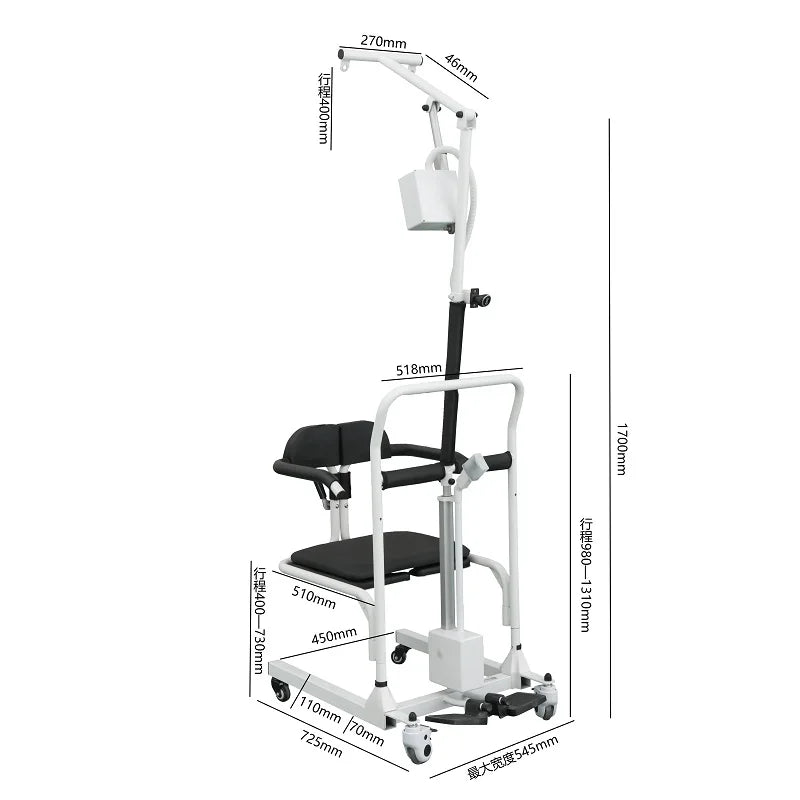 Assistive nursing for elderly/disabled individuals to assist in standing and lifting patient transfer devices