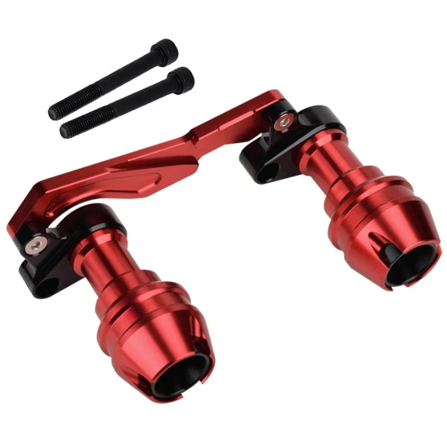 Motorcycle Front And Rear Wheel Anti-Falling Ball  For SUZUKI HAOJUE UHR150 UHR125  Exhaust Pipe Falling Protection Accessories