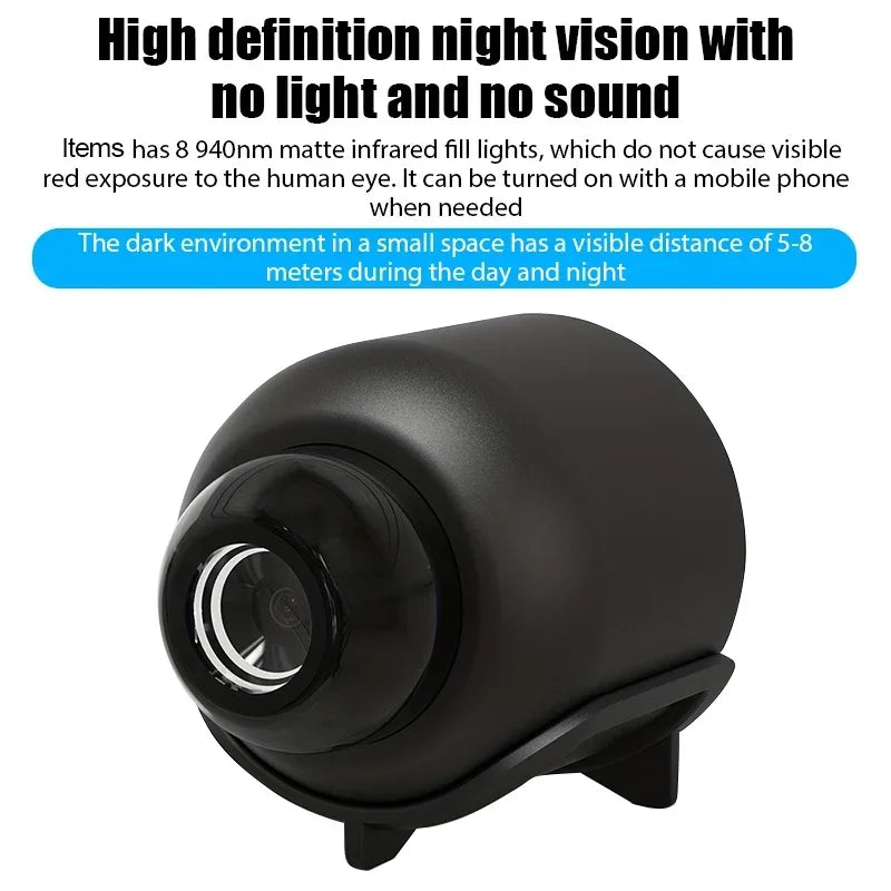 Smart Home Bulb Camera, Wireless 360° Rotation with Two-Way Audio, Perfect for Indoor Security and Baby Monitor